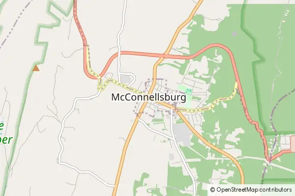 Mapa McConnellsburg