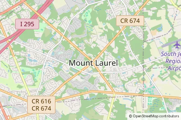 Mapa Mount Laurel