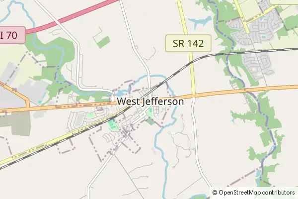 Mapa West Jefferson