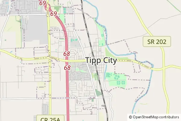 Mapa Tipp City