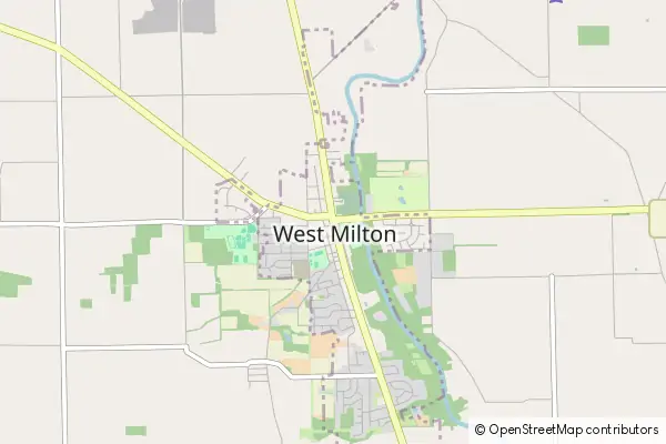 Mapa West Milton