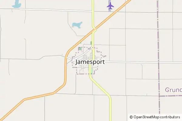 Mapa Jamesport