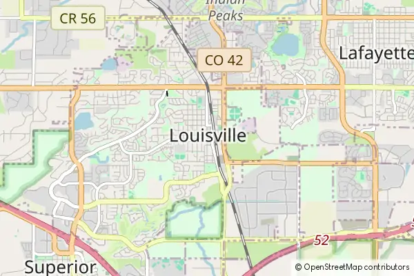 Mapa Louisville