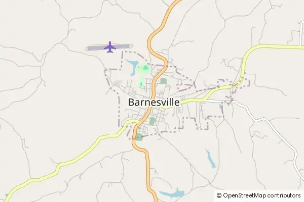 Mapa Barnesville