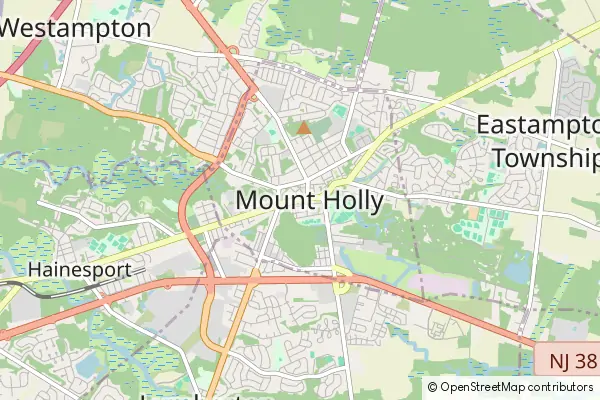 Mapa Mount Holly