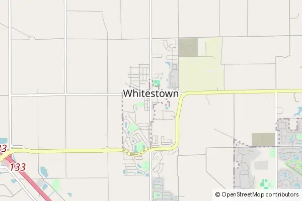 Mapa Whitestown