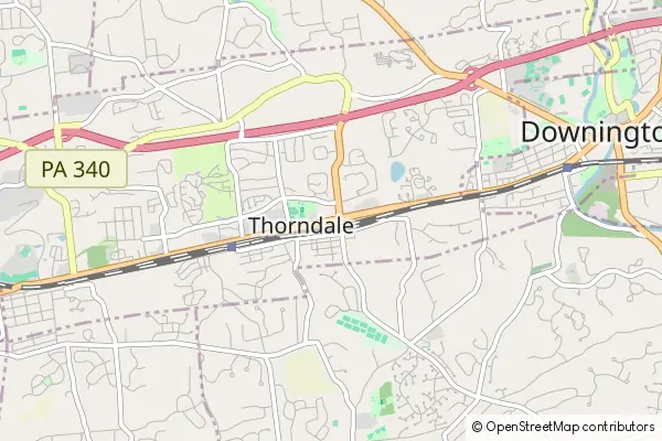 Mapa Thorndale