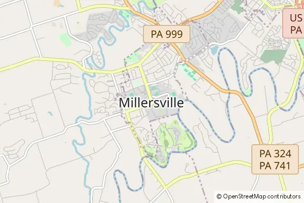 Mapa Millersville