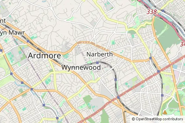 Mapa Narberth