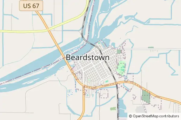 Mapa Beardstown