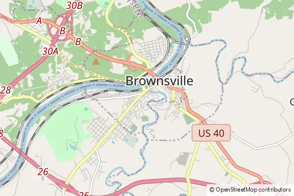 Mapa Brownsville