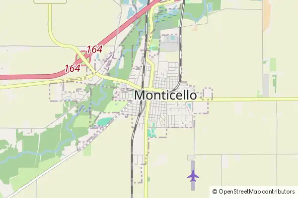 Mapa Monticello