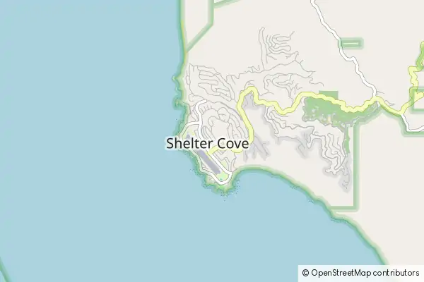 Mapa Shelter Cove