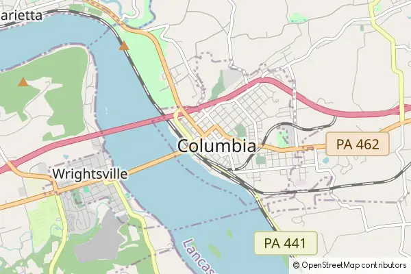 Mapa Columbia