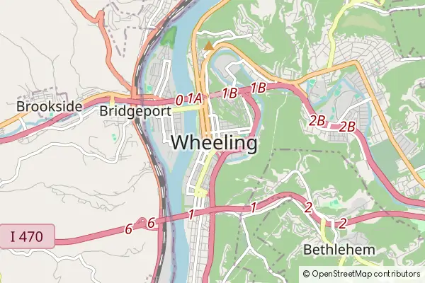 Mapa Wheeling