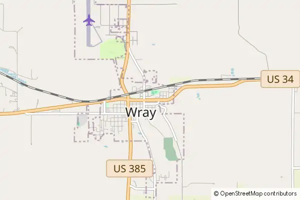 Mapa Wray