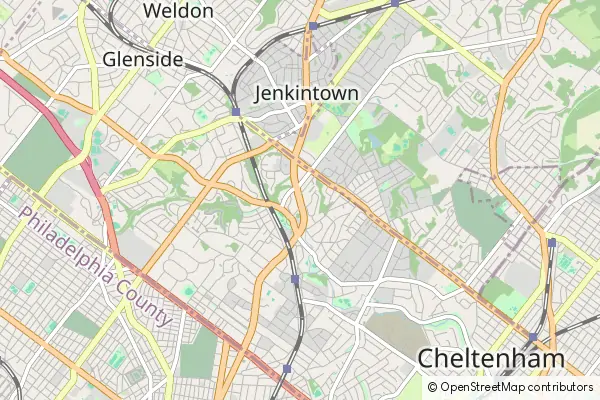 Mapa Cheltenham