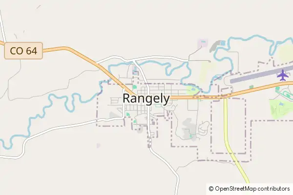 Mapa Rangely