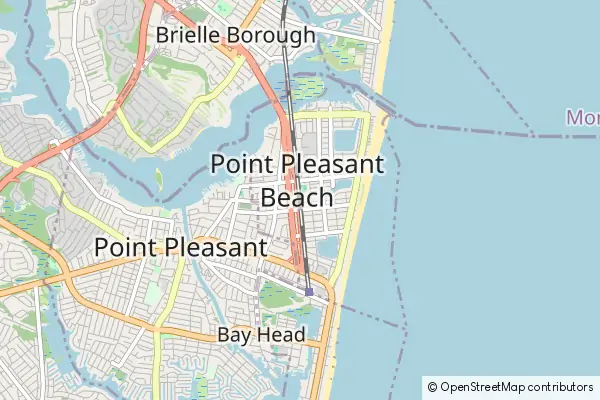 Mapa Point Pleasant Beach