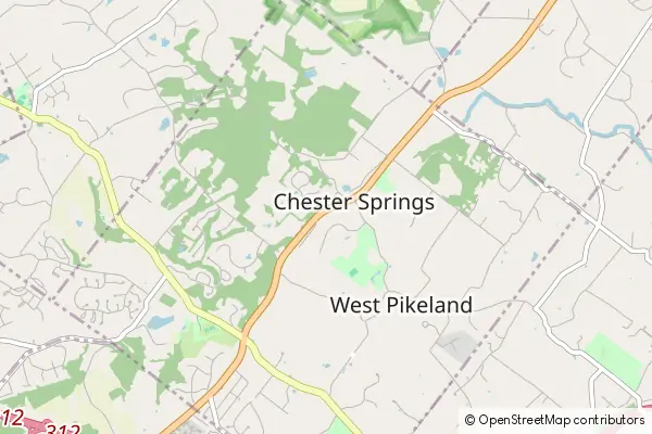 Mapa Chester Springs