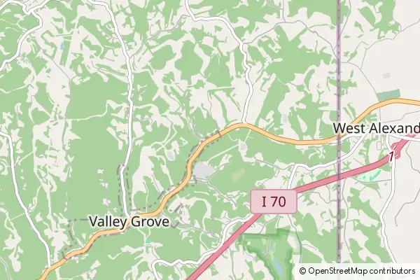 Mapa Valley Grove