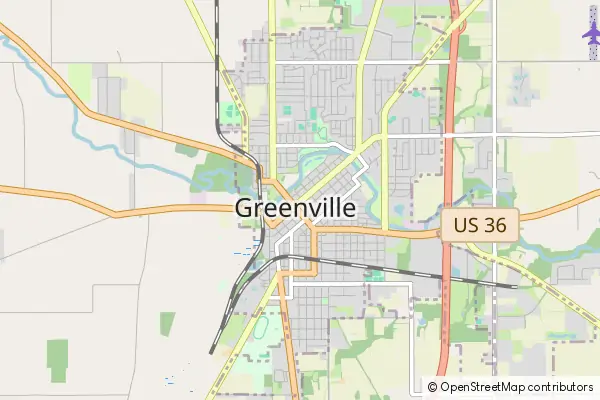 Mapa Greenville