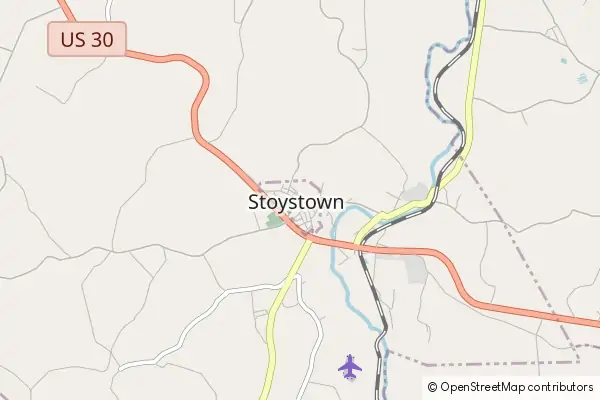 Mapa Stoystown