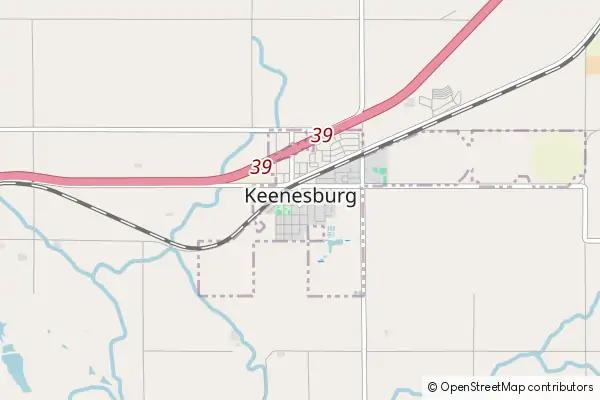 Mapa Keenesburg