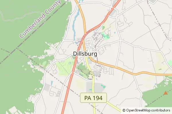 Mapa Dillsburg