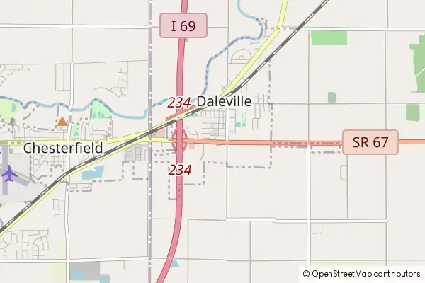 Mapa Daleville