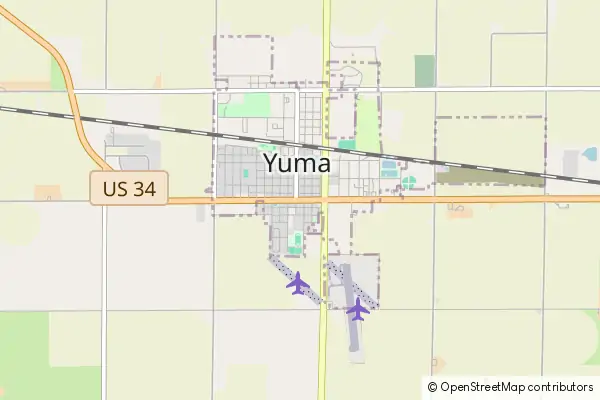 Mapa Yuma