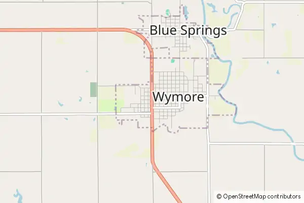 Mapa Wymore