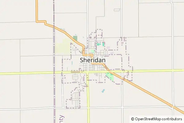 Mapa Sheridan