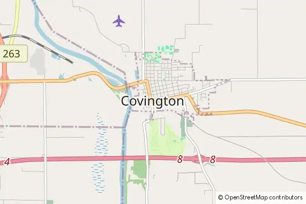 Mapa Covington