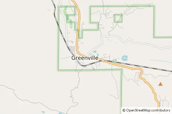 Mapa Greenville