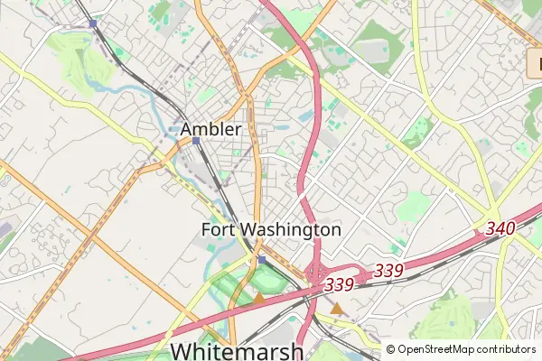 Mapa Fort Washington