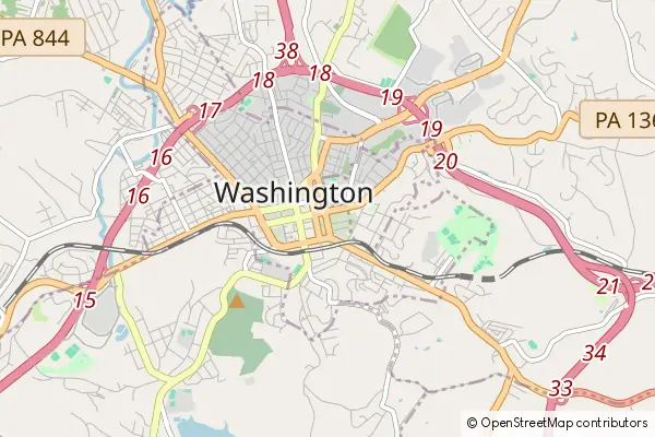 Mapa Washington