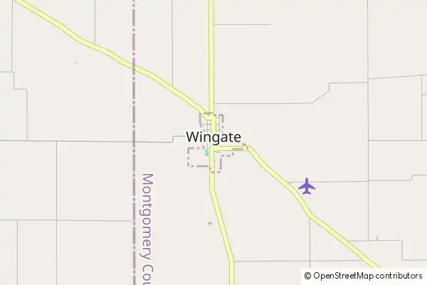 Mapa Wingate