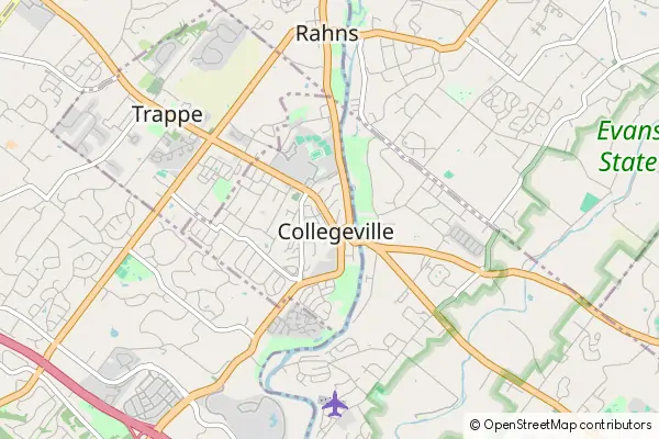 Mapa Collegeville