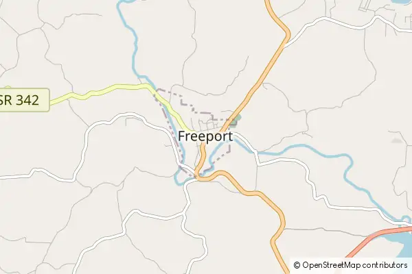 Mapa Freeport