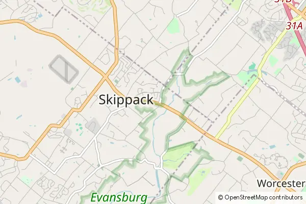 Mapa Skippack