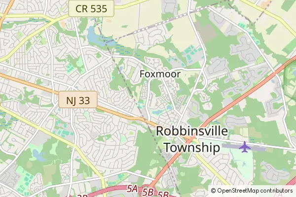 Mapa Robbinsville