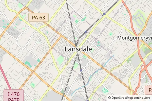 Mapa Lansdale