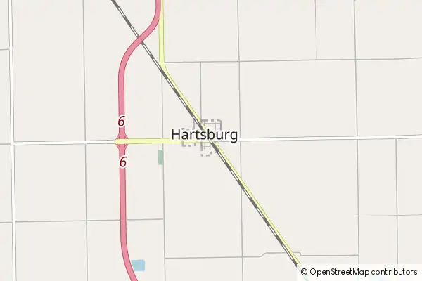 Mapa Hartsburg