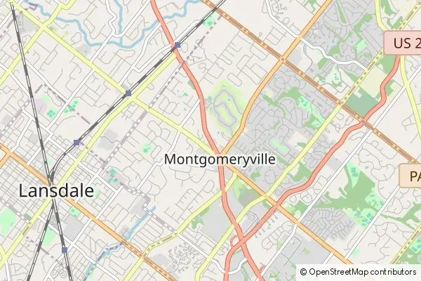 Mapa Montgomeryville