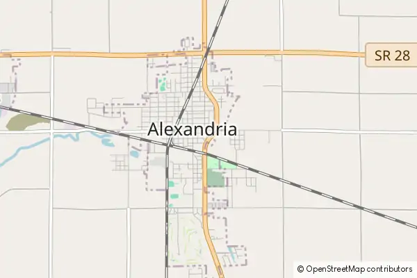 Mapa Alexandria