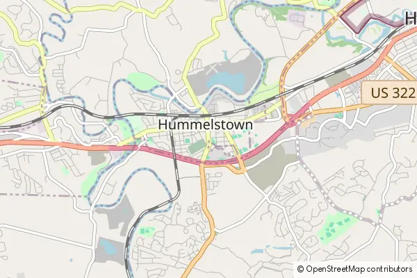 Mapa Hummelstown