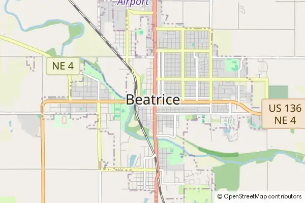 Mapa Beatrice