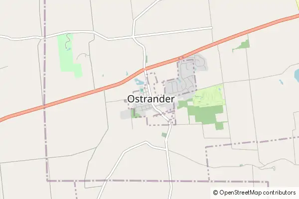 Mapa Ostrander