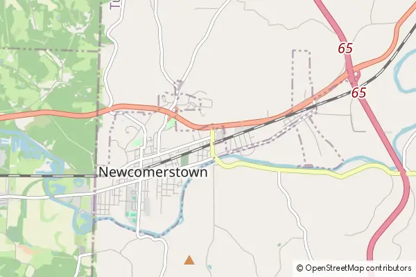 Mapa Newcomerstown